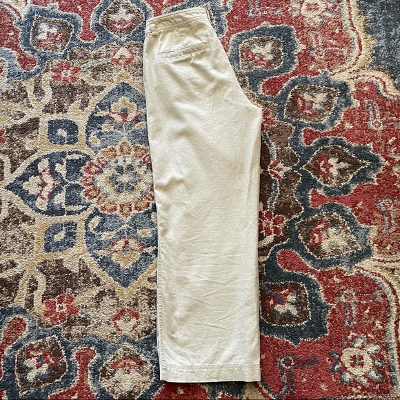 Jones New York Sport linen blend cream lightweight crop pants - Picture 7 of 11